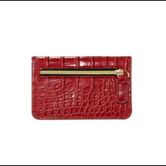 B-Low the Belt Handbags - B-low The Belt Red CROC CARD CASE